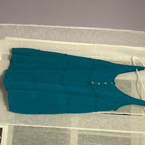 Teal short mini dress